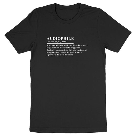 Audiophile 180GSM T-Shirt (Dark)