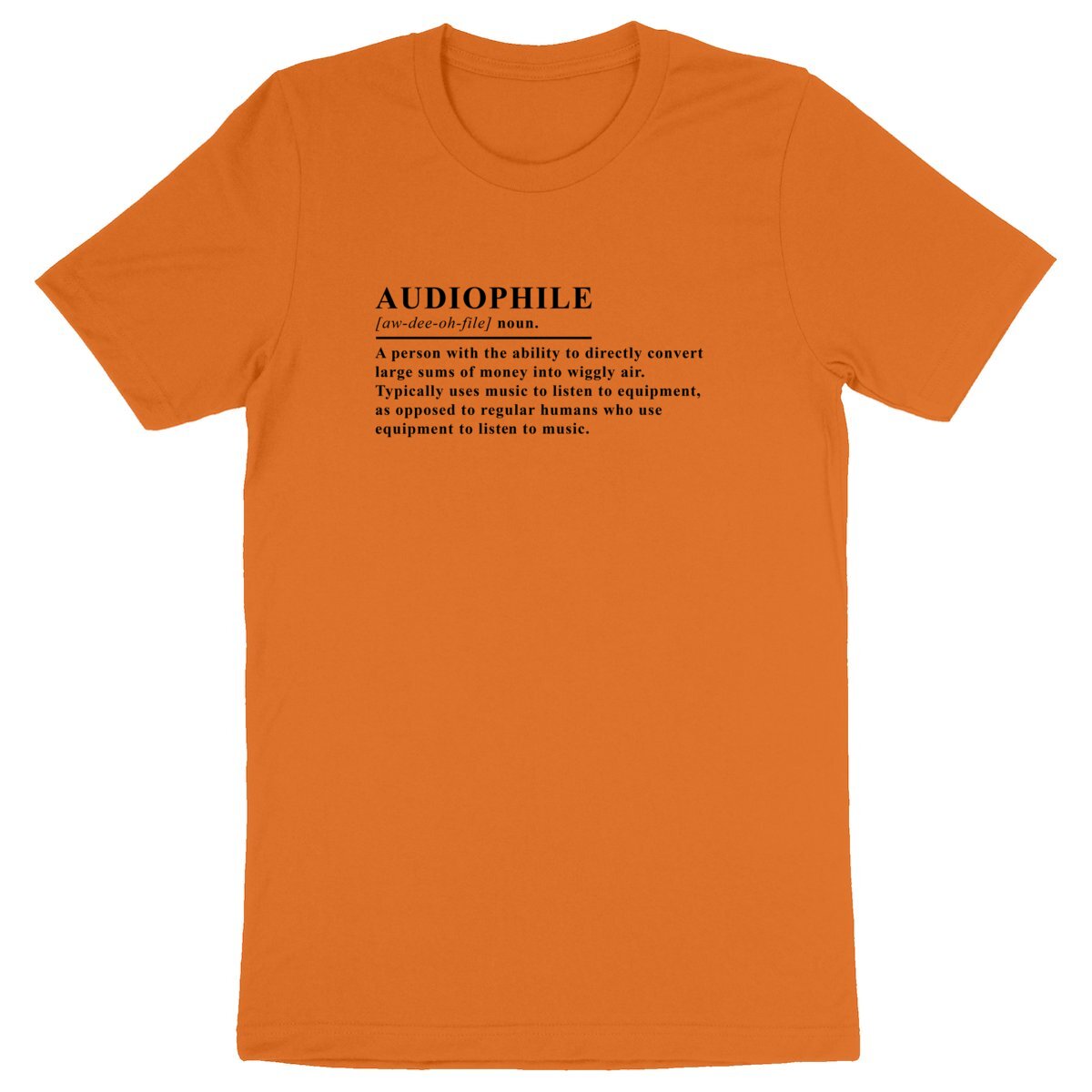 Audiophile 180GSM T-Shirt (Light)