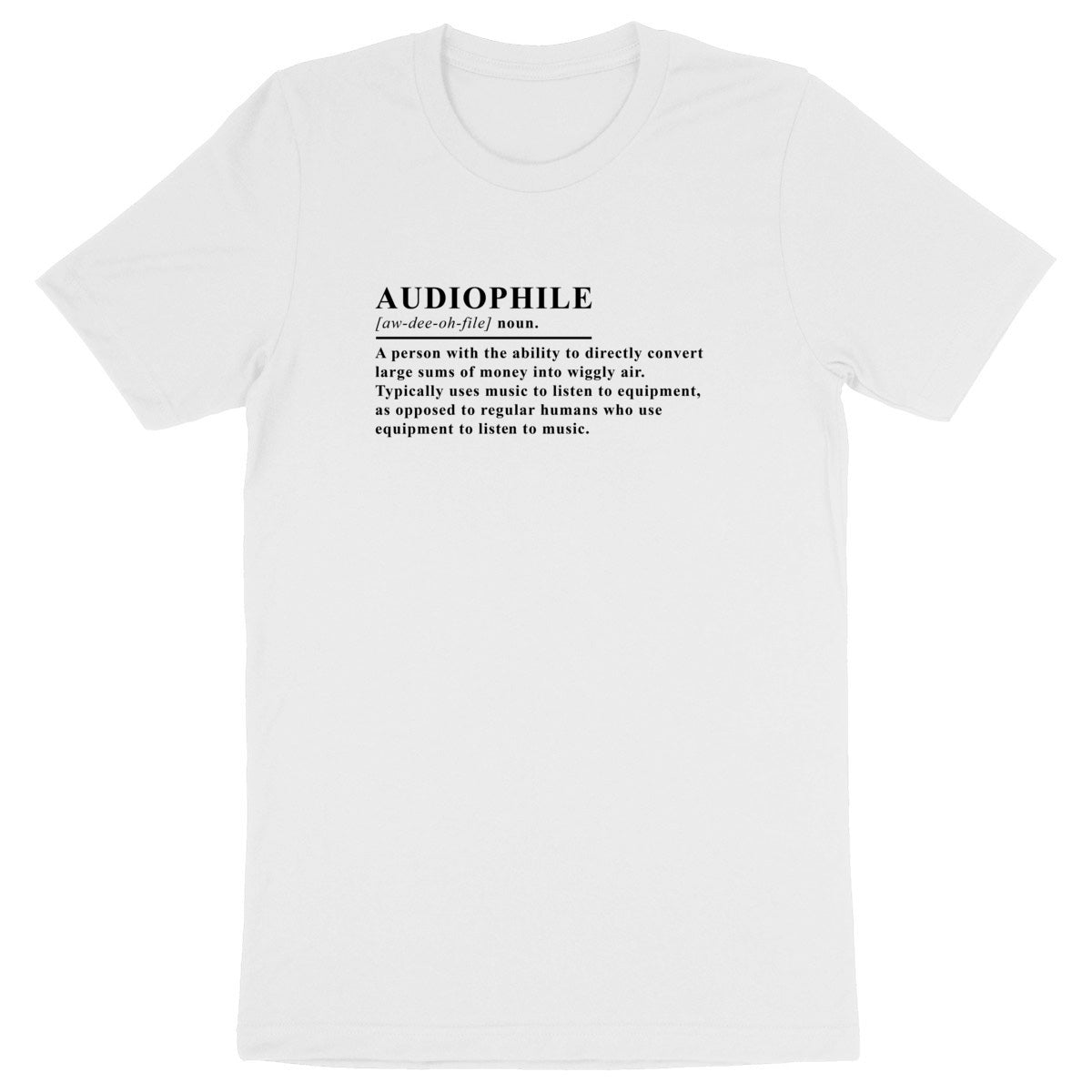 Audiophile 180GSM T-Shirt (Light)