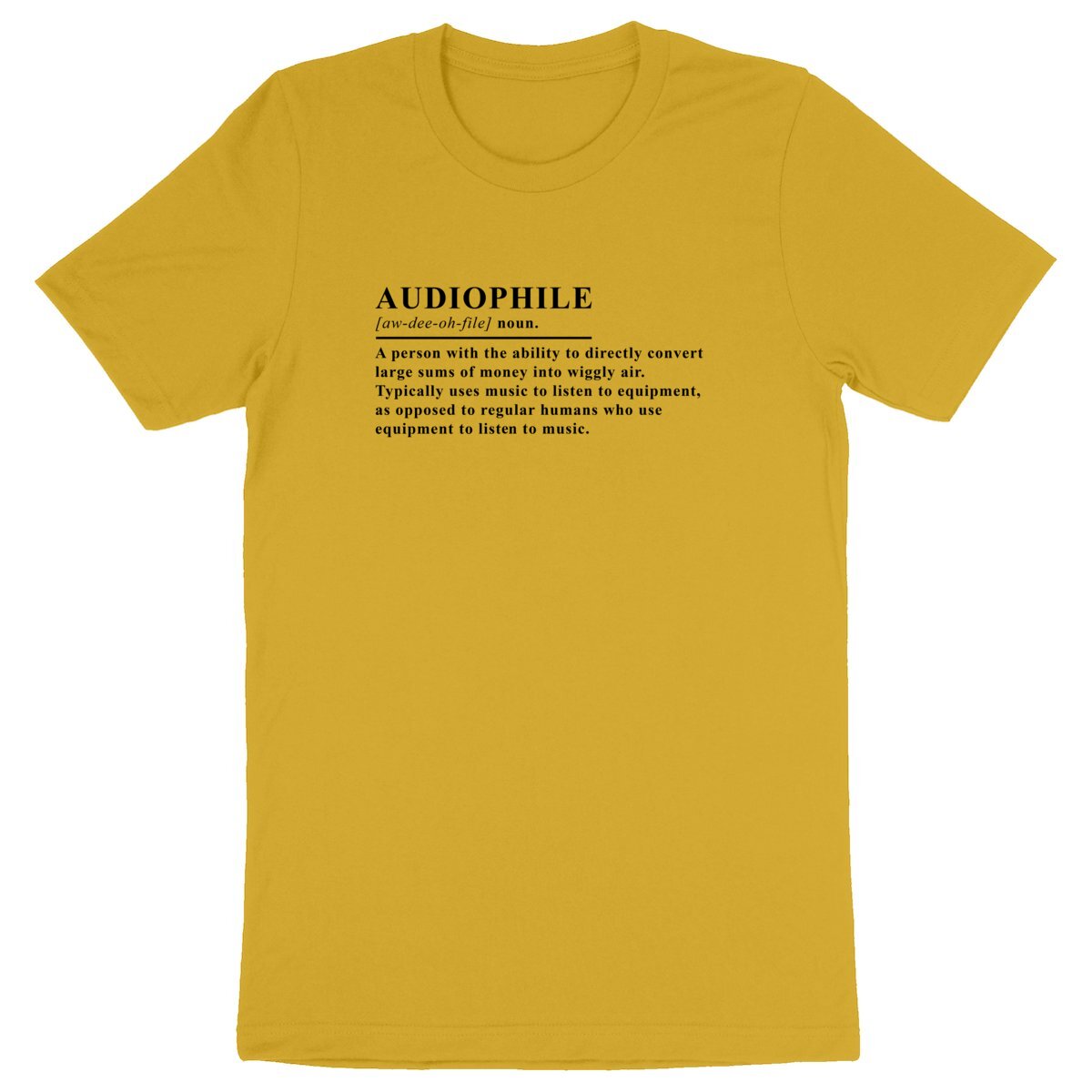 Audiophile 180GSM T-Shirt (Light)